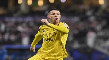 سجل تهديفي بنسبة 93% يضع الأسطورة رونالدو في طريق كسر رقم الدوسري بالدوري السعودي